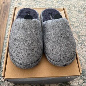 Allbirds Grey Wool Dweller Slippers (L)